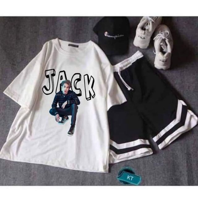 Quần Áo Jack  FREESHIP  Giảm ngay 10k khi nhập [ AO JACK ] - Bộ quần áo Jack tay lỡ có đủ size