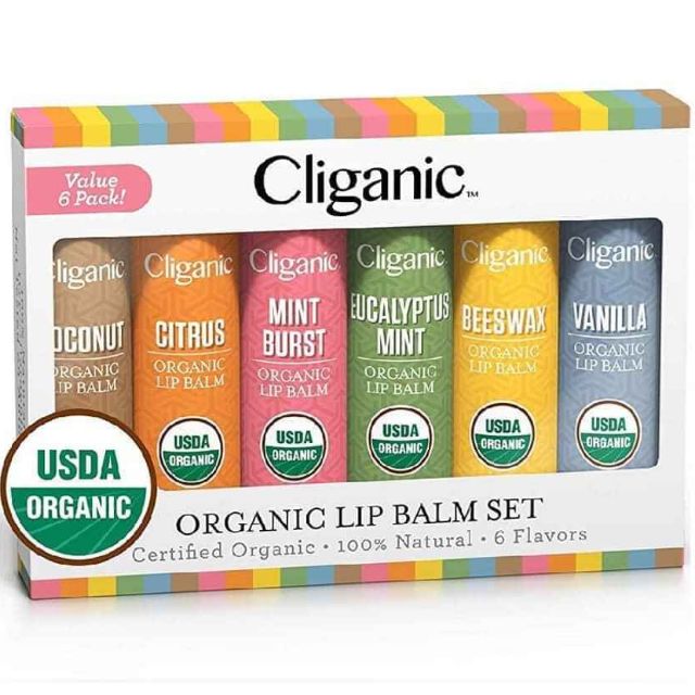[Nhập Mỹ] Son dưỡng môi hữu cơ Cliganic USA