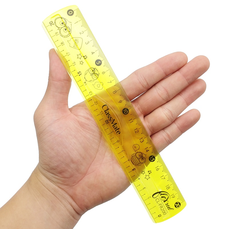 Thước Dẻo Màu ClassMate 20cm CL-FR200 - Màu Vàng