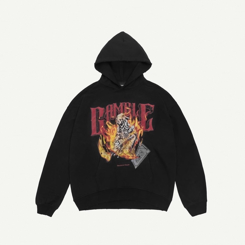 AOS HOODIE/ Áo Hoodie Vải Nỉ Chân Cua / GAMBLE WORLDWIDE