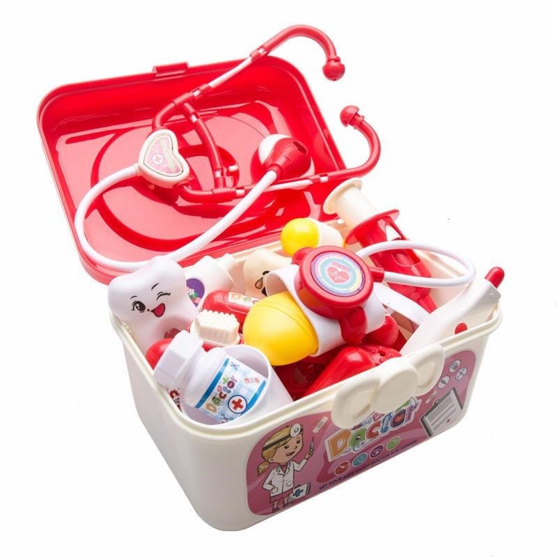 Bộ đồ chơi bác sĩ cho bé 33 chi tiết bổ ích thú vị bằng nhựa ABS cao cấp an toàn cho bé trai và bé gái