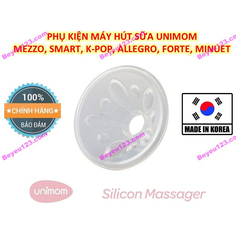 (Chính hãng) 1 Matxa Silicone Unimom Size M 24mm - Phụ kiện máy hút sữa K-Pop, Allegro, Forte, Minuet (Hàn Quốc)