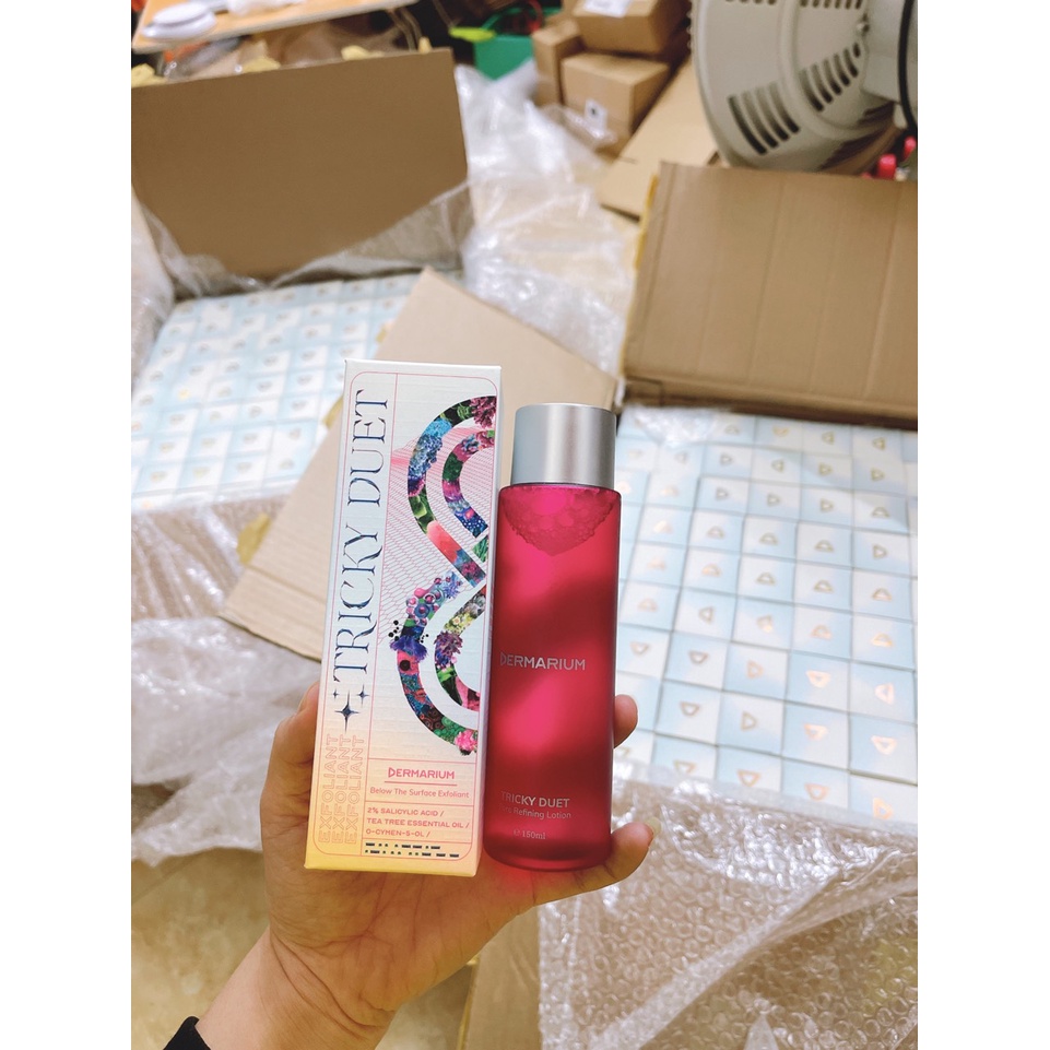 Dermarium - Tricky Duet - Tẩy da chết - Toner BHA 2%dành cho da dầu mn 150ML Chi skincare