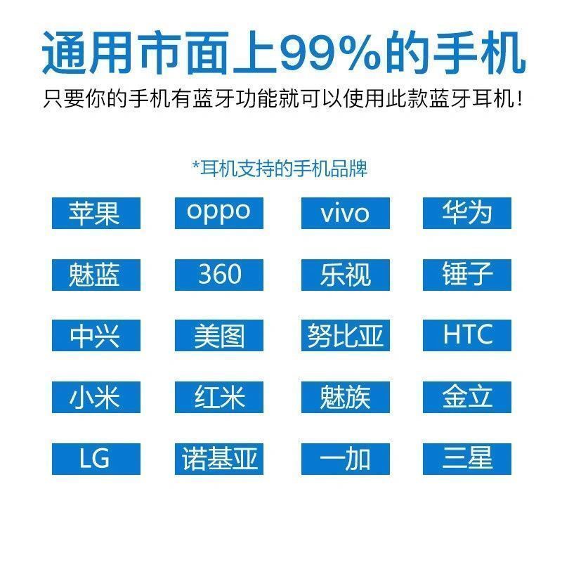 Tai Nghe Nhét Tai Bluetooth Mini Vô Hình Kỹ Thuật Số Thông Dụng Cho Apple Oppo Vivo Huawei Xiaomi