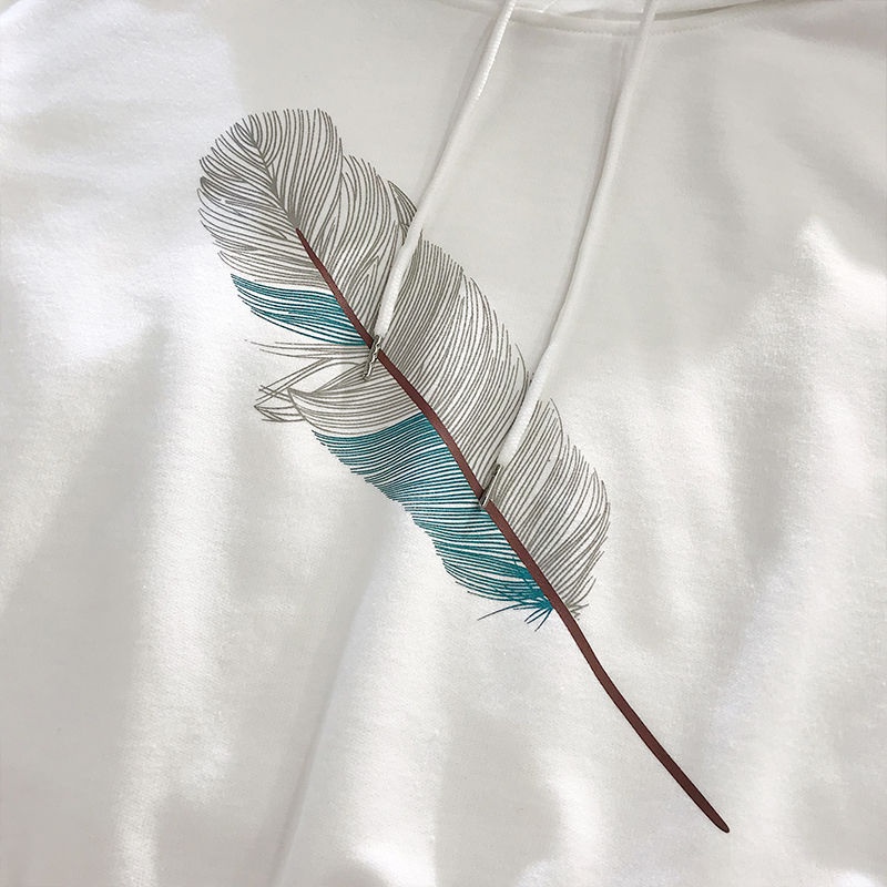 Áo Hoodie Mỏng Dáng Rộng Tay Dài Phong Cách Hàn Quốc Thời Trang Xuân Thu