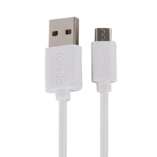 Cáp sạc Tuxedo Primary C8 Micro USB dài 1m trắng