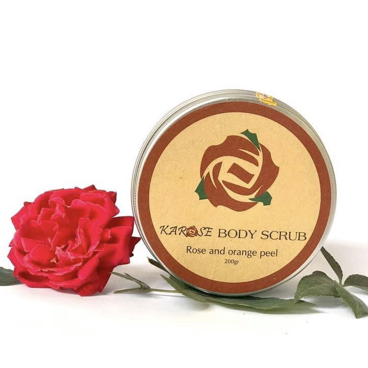 Tẩy da chết hoa hồng Karose Body Scrub 200g