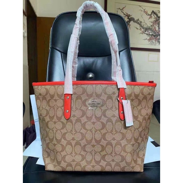 Túi Coach tote xịn xò size to vừa A4