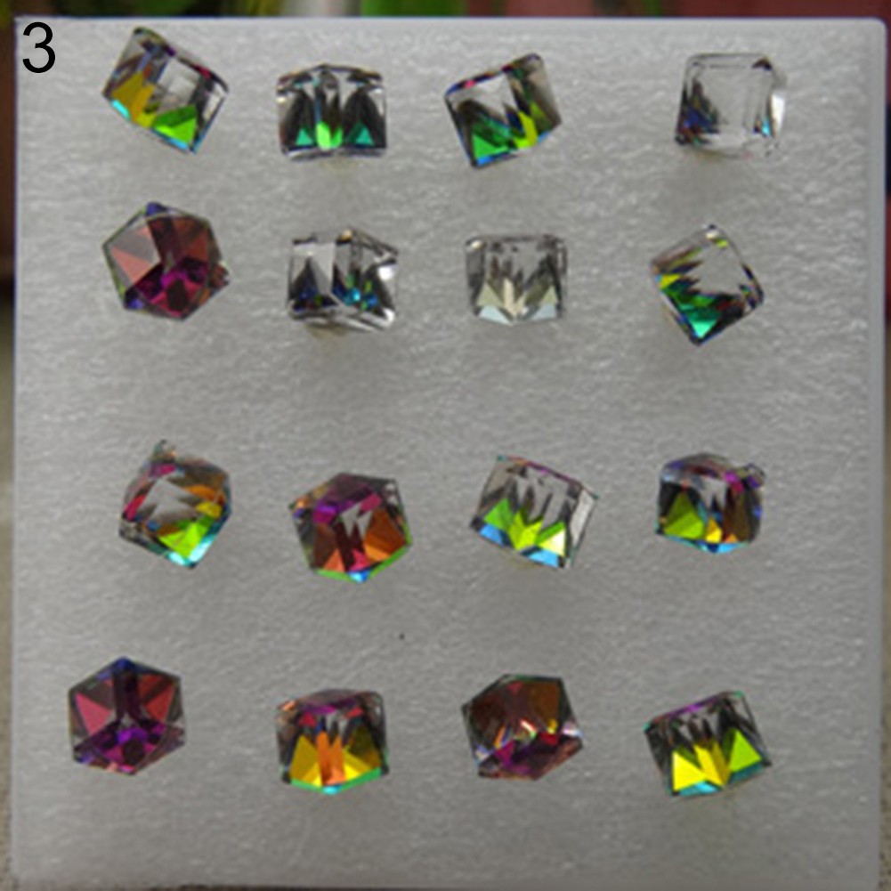 Set 8 đôi hoa tai hoạ tiết hình học không gây kích ứng