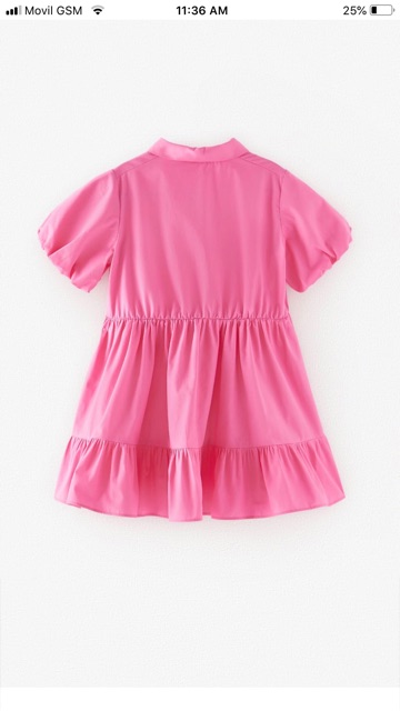 Váy babydoll hồng Zara size đại 18-50kg (có clip, ảnh thật)