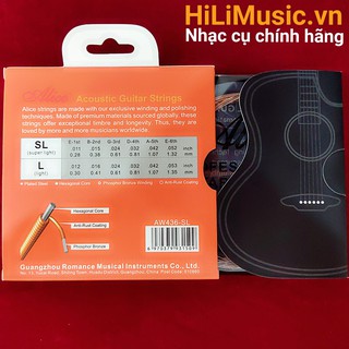 [Cửa Hàng Uy Tín] Dây Guitar Acoustic Alice A436