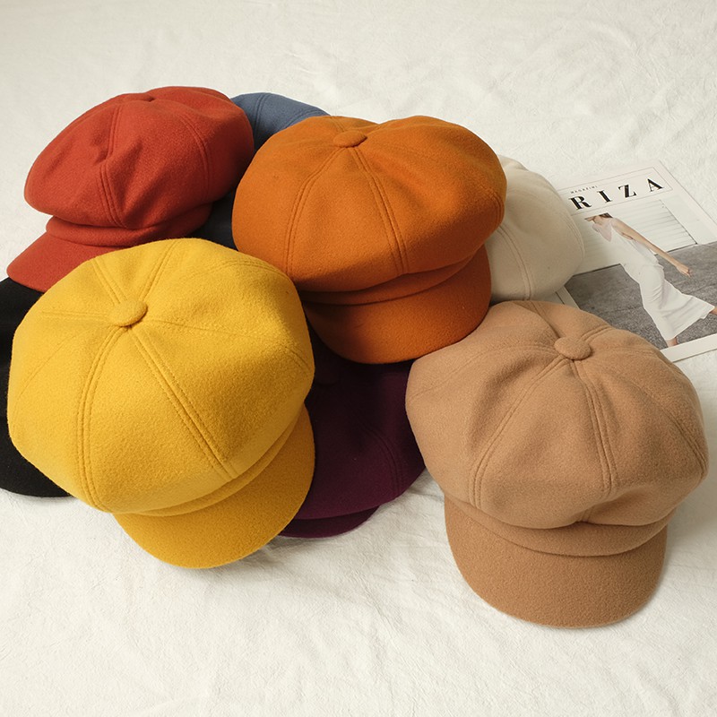 Mũ bere Hàn Quốc Color Octagon