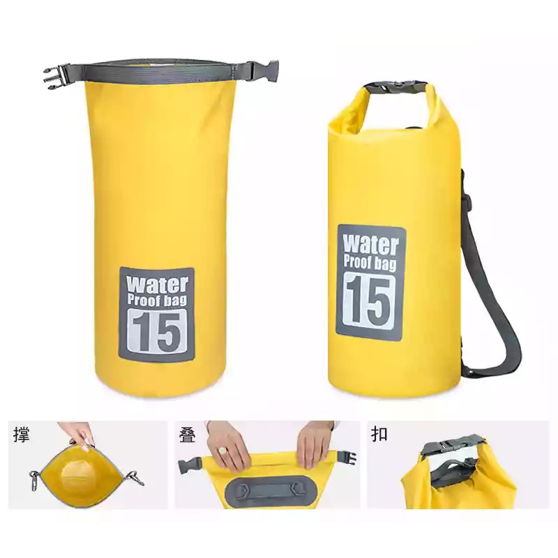 Túi Khô Chống Nước, túi chống mưa, balo chống nước, waterproof bag loại 10 Lít