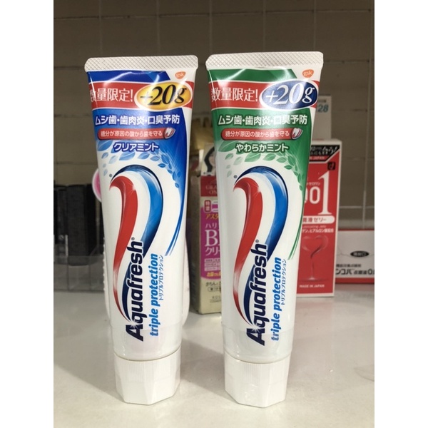 Kem đánh răng aquafresh nhật tuýp 140G