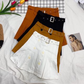 [Freeship 50K] Chân Váy Kaki Co Giãn Váy Ngắn Váy Chữ A Ulzzang đến 58kg (còn hàng)
