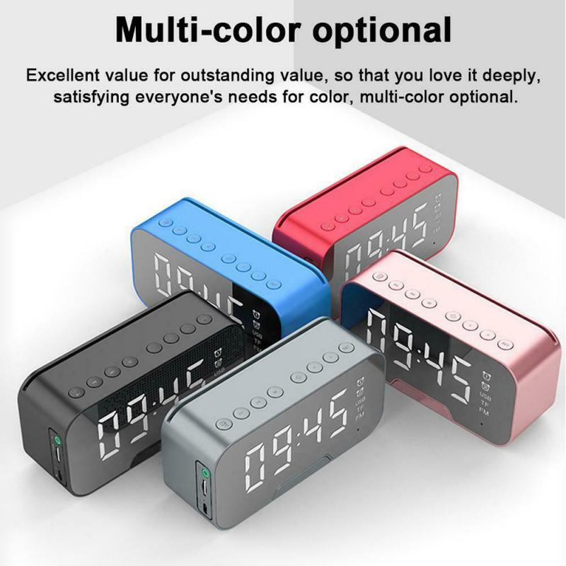Loa Bluetooth NUOWA G10 A18 A19 5W Màn Hình LED Đồng Hồ Báo Thức - Hỗ Trợ Thẻ Nhớ & Nghe FM