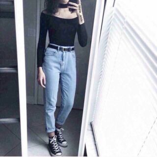 QUẦN BAGGY JEANS TRƠN