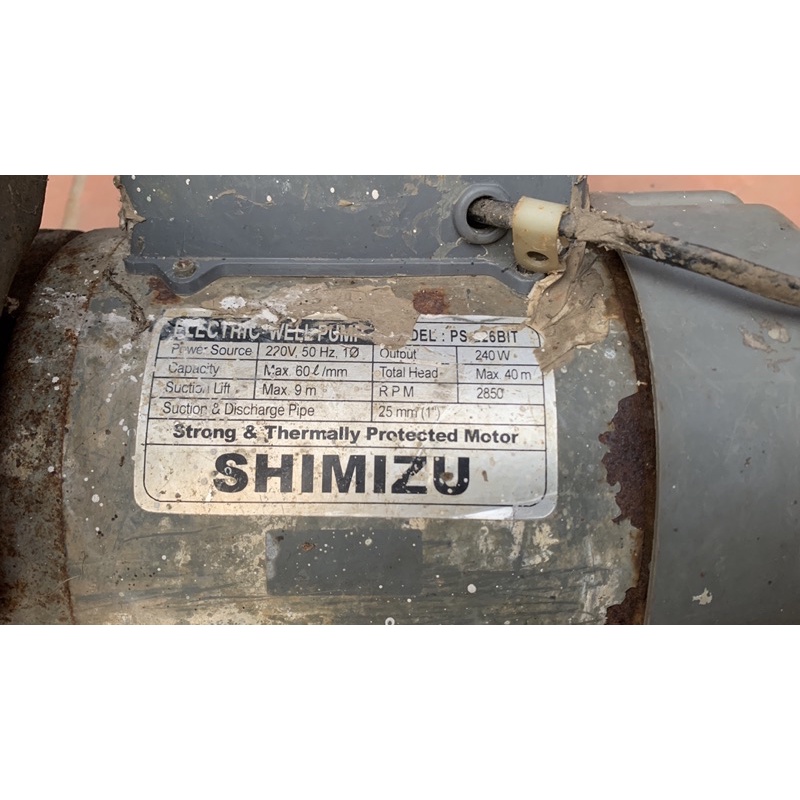 Máy bơm nước shimizu PS-226 BIT hàng đã sử dụng dùng tốt