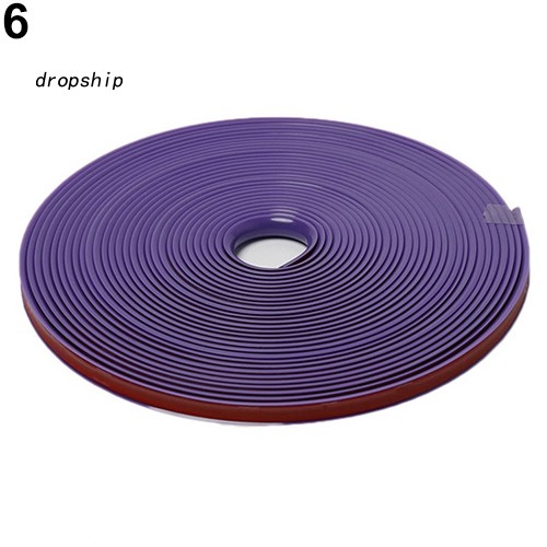 Thanh nhãn dán viền bảo vệ mâm bánh xe hơi dài 8m