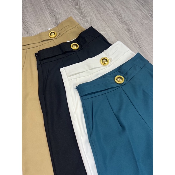 Quần baggy nữ cạp cao siêu tôn dáng hàng Quảng Châu cao cấp( mã q38)