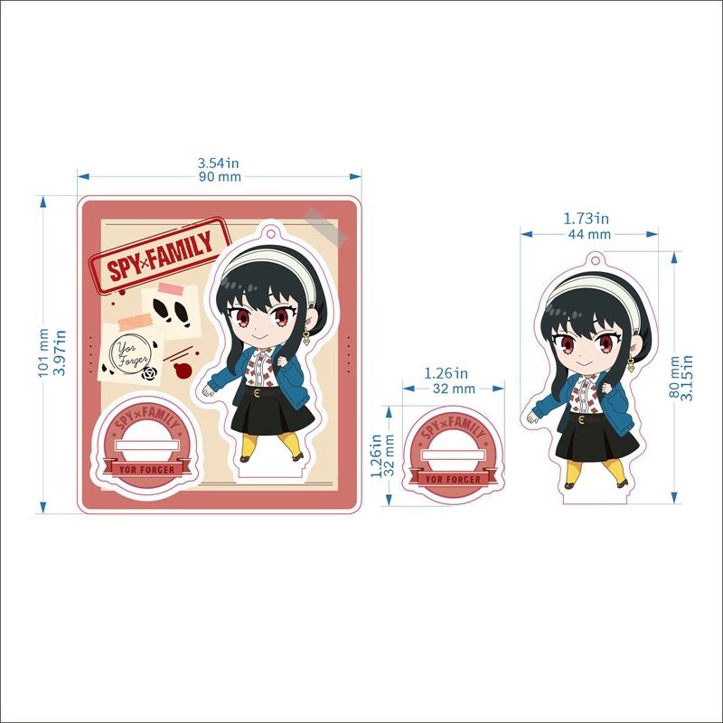 Giá Đỡ Trưng Bày Mô Hình Nhân Vật Anime Bằng Acrylic