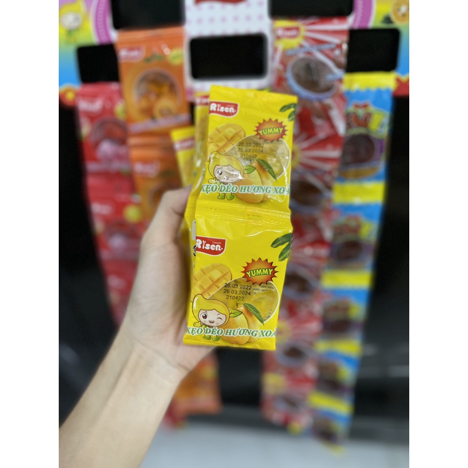Kẹo dẻo trái cây risen luxumi nhập risen food usa 50 gói
