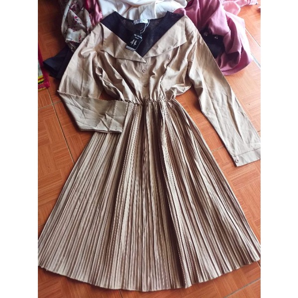 váy nu xoe xếp li
