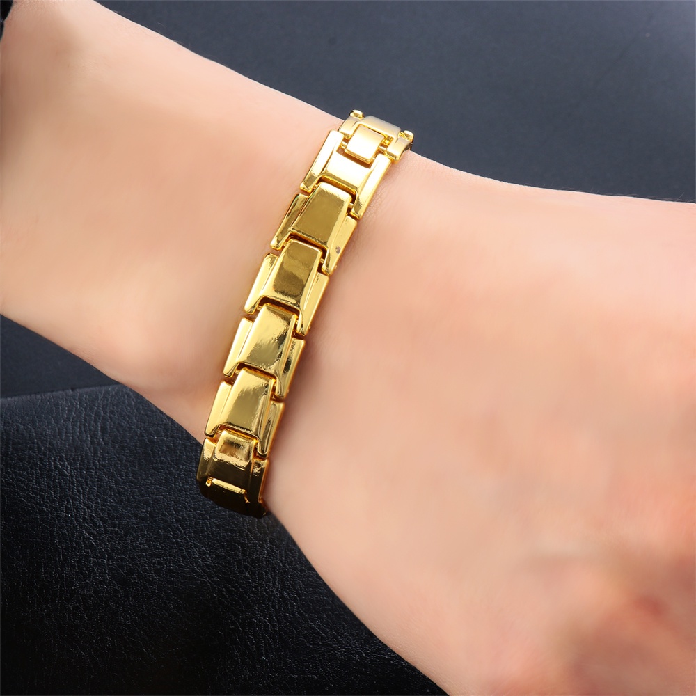 Vòng đeo tay UPSTOP bằng nam châm + hợp kim có thể tháo ra hỗ trợ chăm sóc sức khỏe kiểu dáng thời trang