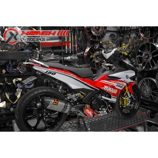 Tem Exciter 150 Mẫu Yamaha Đỏ Trắng