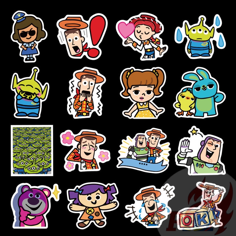 ❉ Toy Story Series 01 Disney Cartoon Stickers ❉ 50Pcs/Set TV Show Fashion DIY Mixed Decals Doodle Stickers
