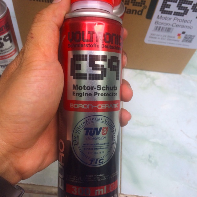 Phụ gia nhớt Voltronic E59 Moto-Schutz Engine Protector - Phủ Sứ Ceramic Động Cơ