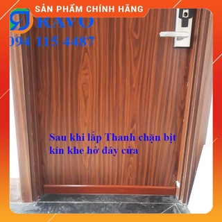 Thanh chặn khe hở cửa, thanh chặn đáy cửa tự động cao cấp RAVO
