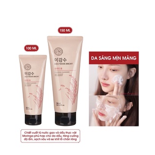 Sữa rửa mặt gạo Rices Water Bright Foaming Cleanser - HONGS BEAUTY