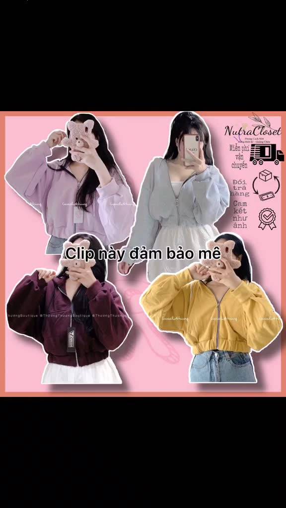 Áo khoác lửng croptop nỉ ngoại tay phồng cánh dơi unisex ulzzang nam nữ | BigBuy360 - bigbuy360.vn