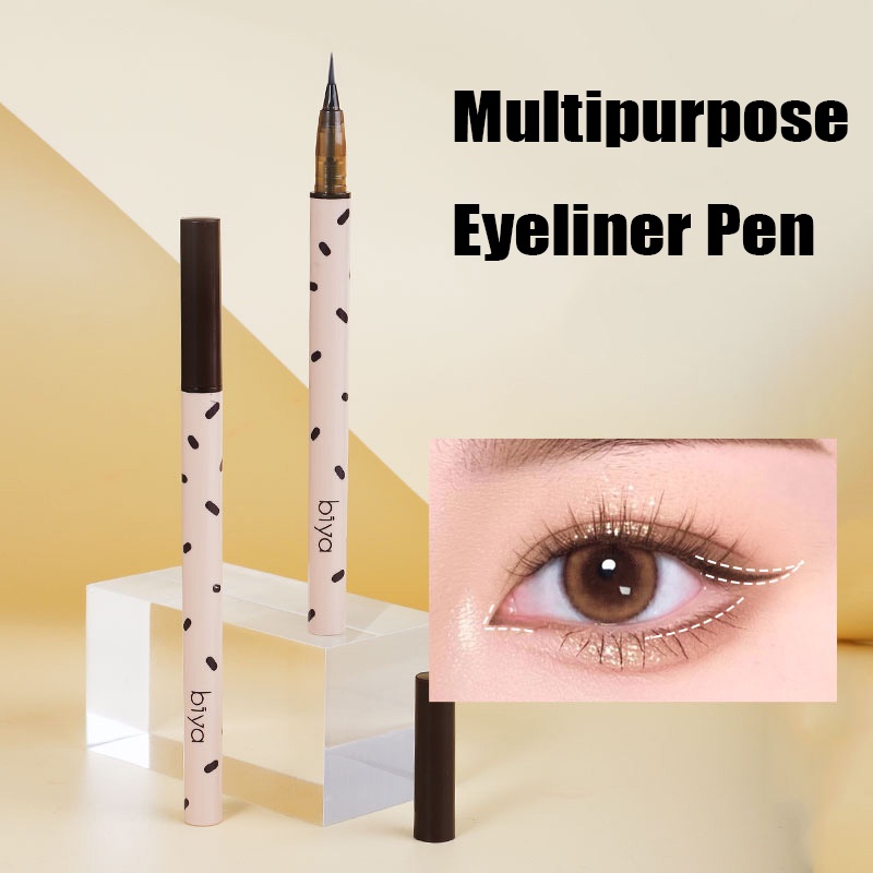 Bút Kẻ Mắt Nhanh Khô Lâu Trôi Chống Mồ Hôi 2 Màu Tùy Chọn Cho Người Mới Bắt Đầu