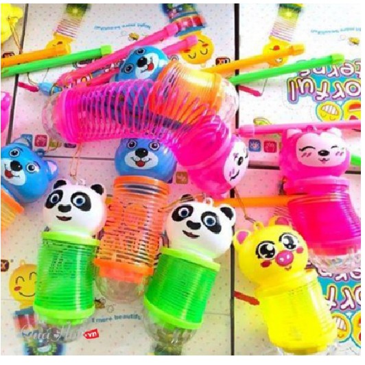 Đèn Lồng Lò Xo Phát Sáng 7 Mầu -món quà trung thu cho bé