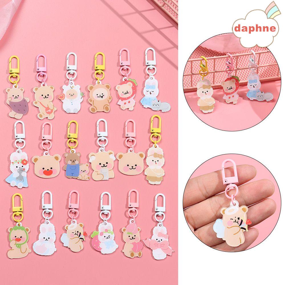 Móc khóa gắn túi xách / điện thoại hình gấu dễ thương thời trang cho nữ