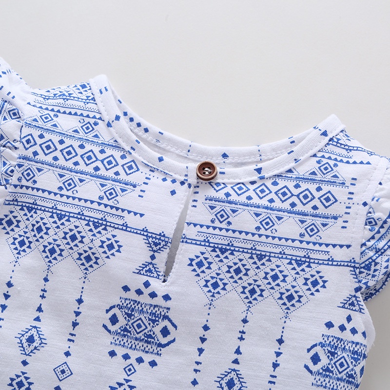 3 Món Bộ Đồ Body Không Tay Cho Bé Trai Bé Gái 0-24 Tháng,Bodysuit Liền Thân Mùa Hè Áo Liền Quần Cho Bé trẻ em Sơ Sinh