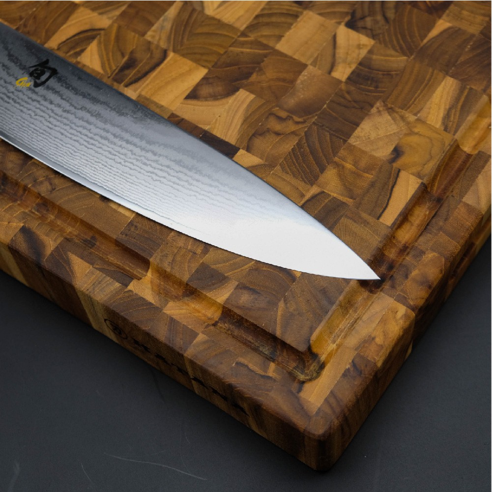 Thớt gỗ Teak KATANA hình chữ nhật KT05 280x400x38mm