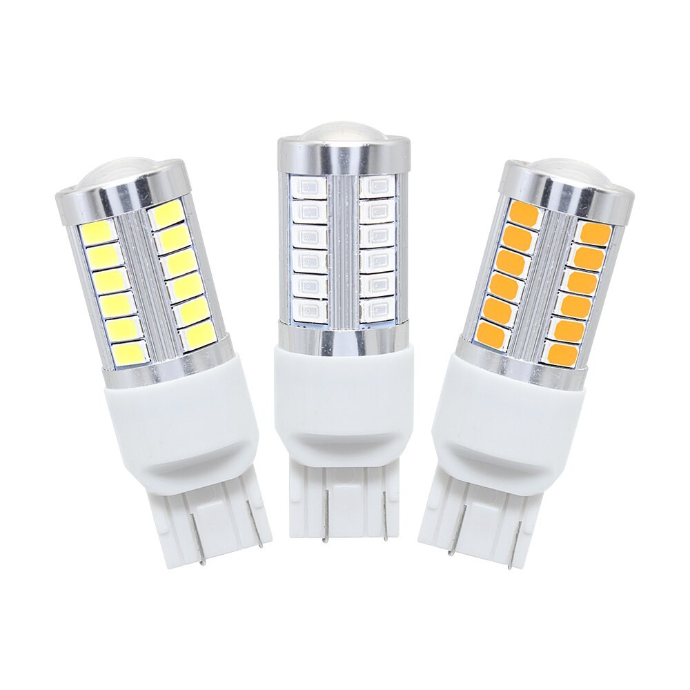 Đèn Led Chân T20 7443 - 33SMD 5630 Dạng Cầu Lồi Cho Xi Nhan, Báo Rẽ, Đèn Hậu, Đèn Lùi Cho ô tô, xe máy