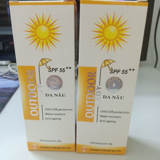 Kem chống nắng Outdoor spf 55+, 50g | BigBuy360 - bigbuy360.vn