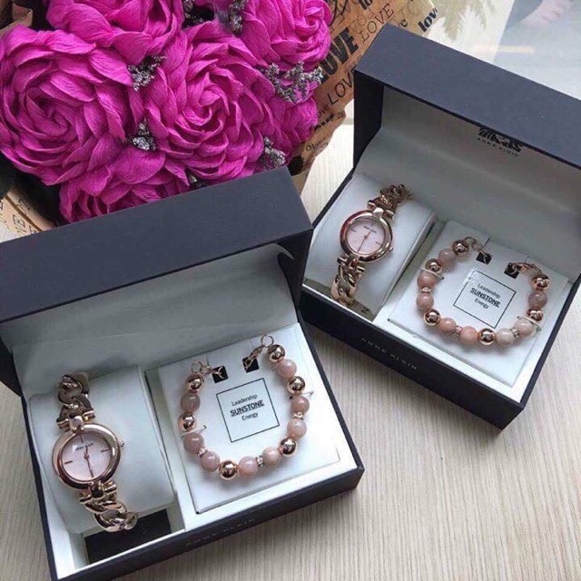 Set đồng hồ nữ Anne Klein