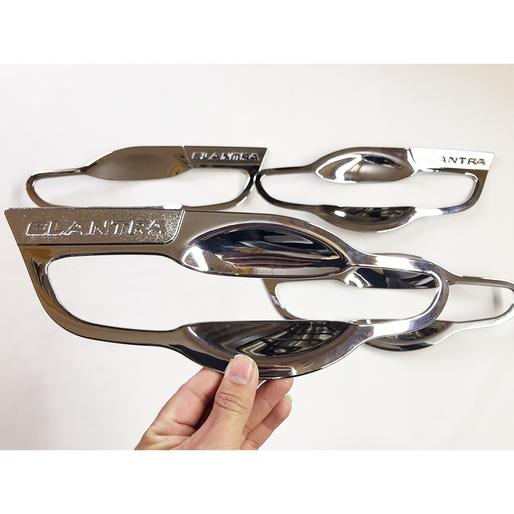 Ốp Hõm Cửa Xe Hyundai Elantra 2016-2019 mạ crom cao cấp