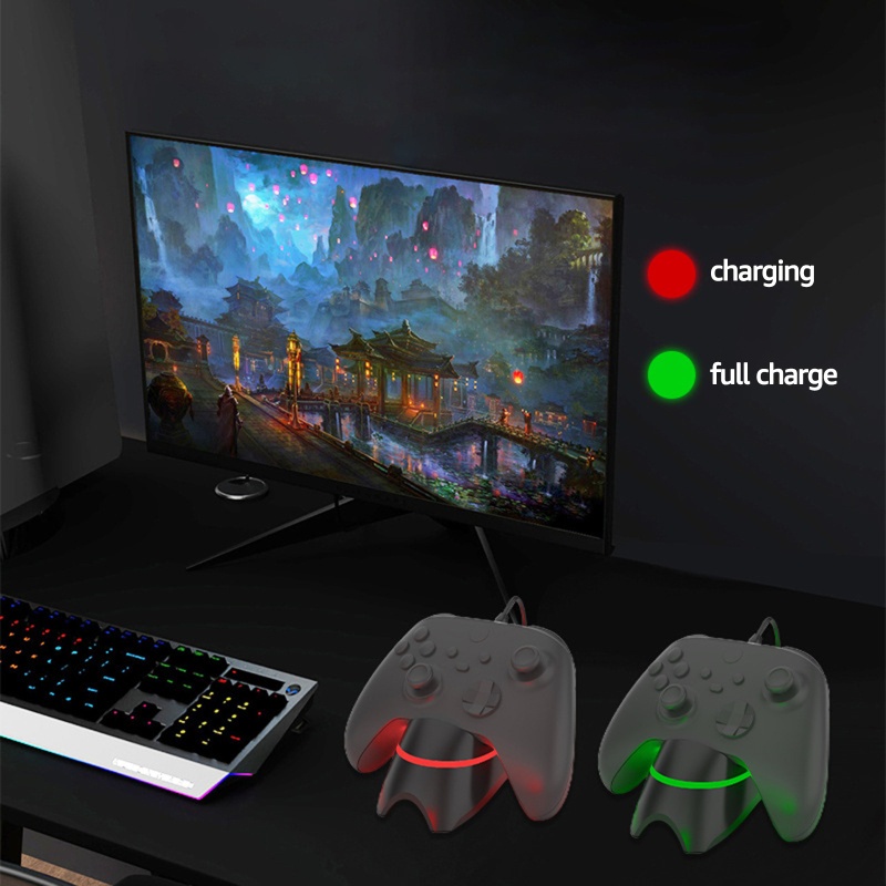 Bộ Đế Sạc Không Dây Đơn Cho 4 XB One S Switch Pro