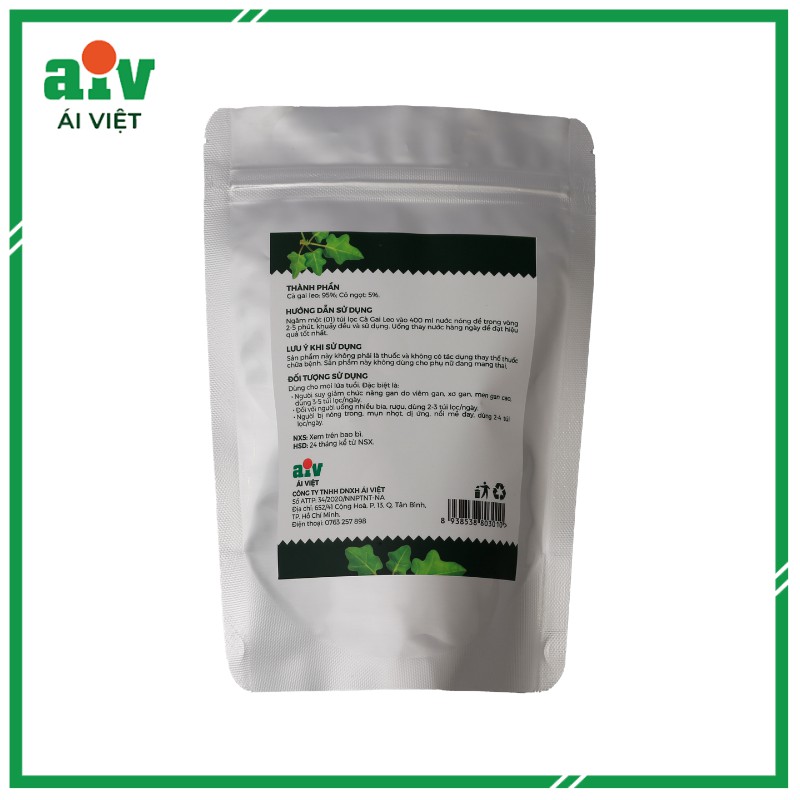 1 bịch Trà cà gai leo Ái Việt 30gr ( 10 túi*3g) - Mát gan thanh lọc cơ thể | BigBuy360 - bigbuy360.vn