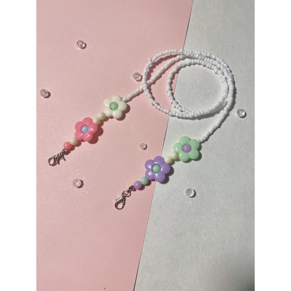 [278-279] Dây đeo khẩu trang hoa pastel