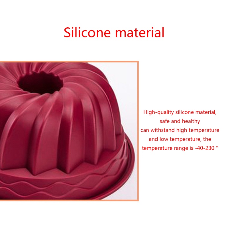 Khuôn Silicone Làm Bánh Hình Tròn Tiện Dụng