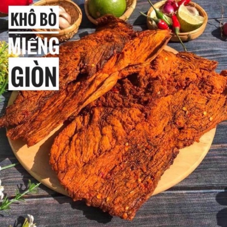 Khô Bò Giòn Hồng Ngự Loại 1 , 100% Từ Bò Túi 500Gram  TỪ ĐƠN 50K,  Hàng ngon nhà làm