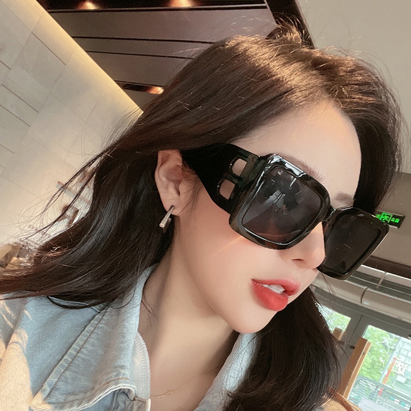 Kính Mát Gọng Vuông Kiểu Retro Đường Phố Âu Mỹ Thời Trang Mới Cho Nam Và Nữ