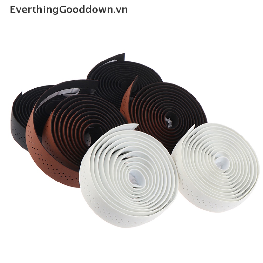 Everthinggooddown Băng Quấn Tay Lái Xe Đạp Bằng Da PU Mềm Mại Thoáng Khí